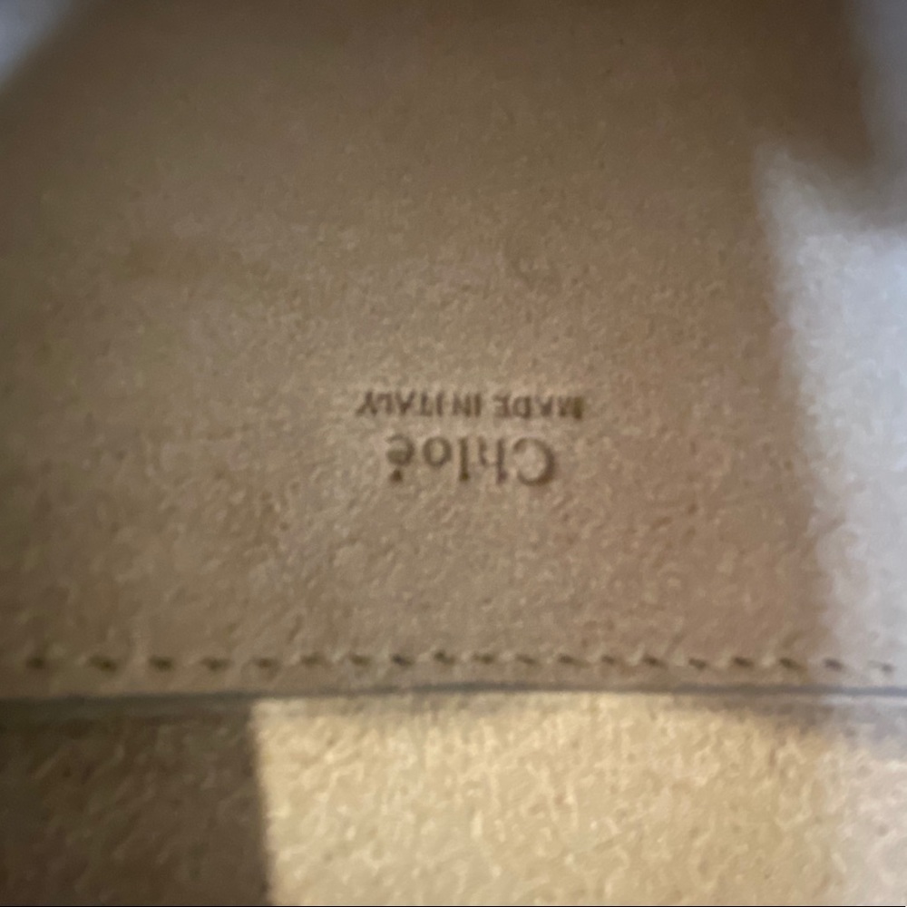 Chloé Faye small shoulder bag in Motty Grey - Picture 10 of 12